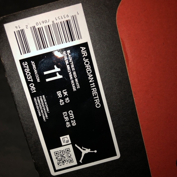 Jordan Bred size 11 - Picture 7 of 7